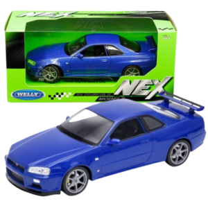 Коллекционный автомобиль Die Cast Nissan Skyline GT-R 1:24 WELLY
