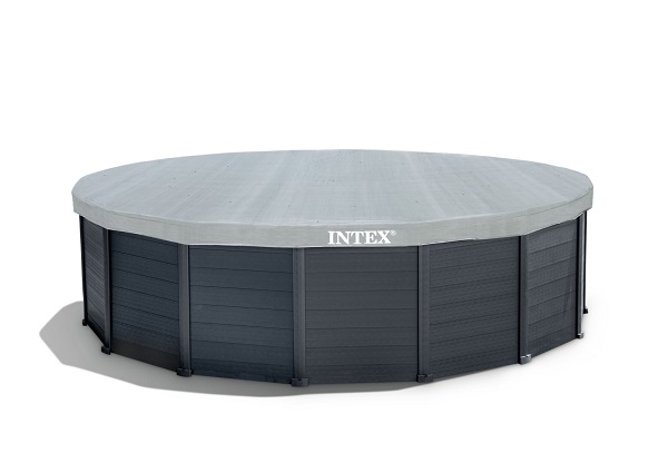 INTEX Бассейн GRAPHITE GRAY PANEL 478Х124cm, 16805Л, металлический каркас — изображение 24