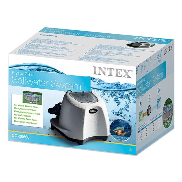 INTEX Хлоргенератор (система морской воды) “Krystal Clear QS500” для бассейна до 26500Л, 220-240V, с таймером — изображение 3