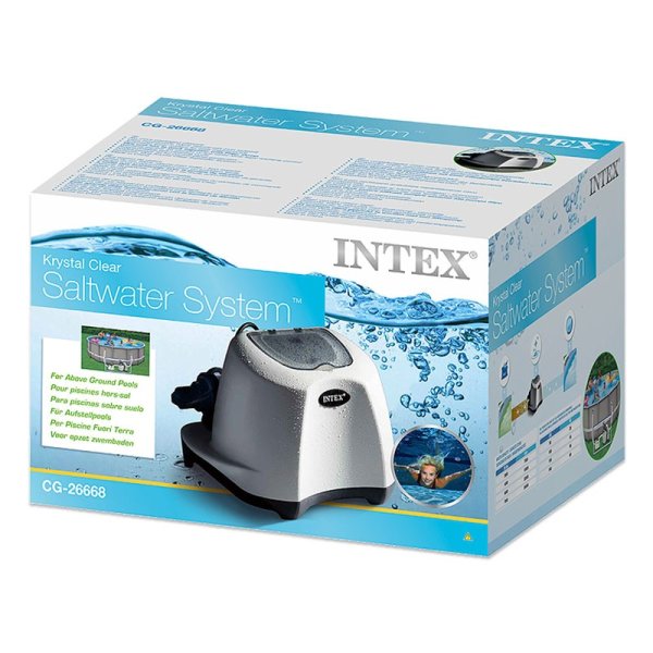 INTEX Хлоргенератор (система морской воды) “Krystal Clear QS1200” для бассейна до 56800Л, 220-240V, с таймером — изображение 6