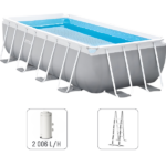 INTEX Бассейн PRISM FRAME RECTANGULAR 300x175x80 см, 3539Л, металлический каркас