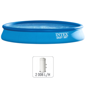 INTEX Надувной бассейн Easy Set с фильтрующим насосом 457?84 см, 9792 Л см