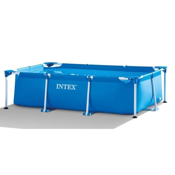 INTEX Бассейн RECTANGULAR FRAME 260x160x65cm, 2282Л, металлический каркас — изображение 4
