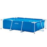 INTEX Бассейн RECTANGULAR FRAME 220х150х60см, 1622л, металлический каркас