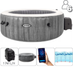 INTEX Надувной СПА джакузи “Greywood Deluxe” 216х71 см, 1098Л, 6-и местный