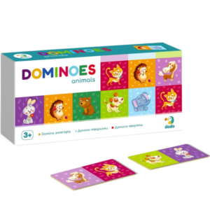 Настольная игра “Домино с животными”, 28 карточек