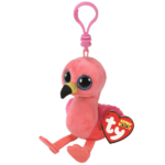 Брелочек – Розовое фламинго Gilda 12 см (Beanie boos clip)