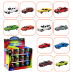 Коллекционные Металлические Машинки 1:60 WELLY, 12 моделей KINDER (24B)