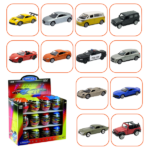 Коллекционные Металлические Машинки 1:60 WELLY, 12 моделей KINDER (25A)