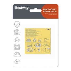 Bestway Ремонтный комплект 6.5х6.5см, самоклеящиеся заплатки, 10шт