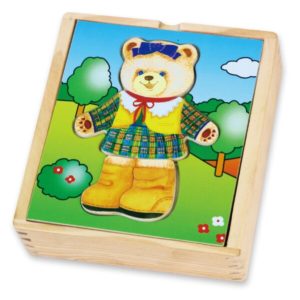 Игровой набор “Одень девочку медведя”