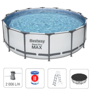 Bestway Бассейн STEEL PRO MAX 366х122 см, 10250 Л, метал. каркас