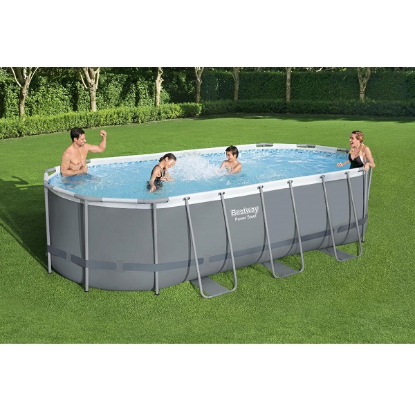 Bestway Бассейн Power Steel Oval 549x274x122cm, 13430Л, метал каркас — изображение 2