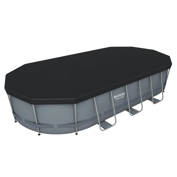 Bestway Бассейн Power Steel Oval 549x274x122cm, 13430Л, метал каркас — изображение 5