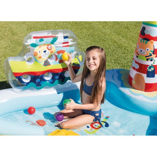 INTEX Надувной игровой центр “Рыбалка” 218x188x99 см, 182л, до 81кг, 2+ — изображение 2