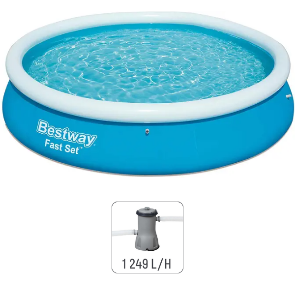 Bestway Надувной бассейн Fast Set с фильтрующим насосом, 366х76 см, 5 377Л — изображение 8