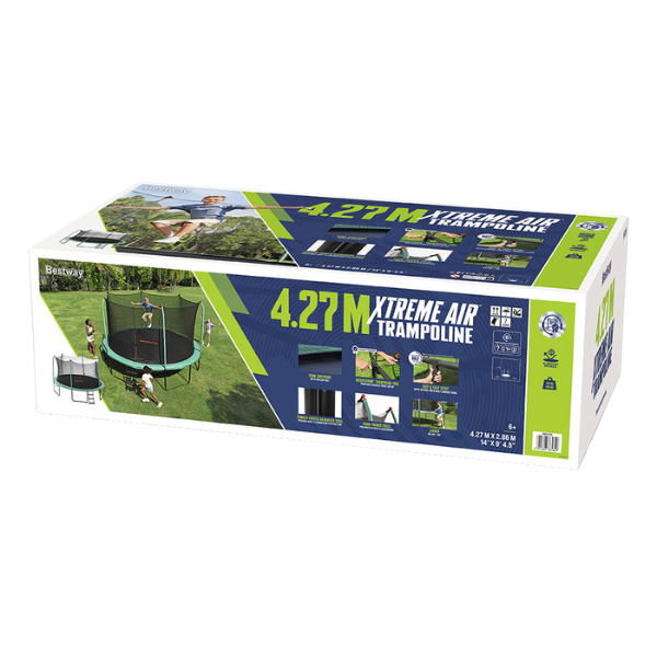 Bestway Батут пружинный с защитой Xtreme Air, 427 х 286 см, до 113кг — изображение 22