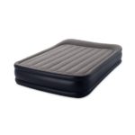 INTEX Надувная кровать “Velur Deluxe”152х203х42см с подголовником, встр.нас. 220В, до 272 кг