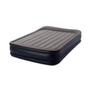INTEX Надувная кровать “Velur Deluxe”152х203х42см с подголовником, встр.нас. 220В, до 272 кг