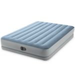 INTEX Надувной матрас “Velur MID-Rise Comfort” 152х203х36 см со встр. насосом USB 5V, до 272 кг