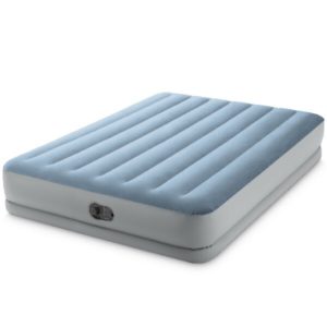 INTEX Надувной матрас “Velur MID-Rise Comfort” 152х203х36 см со встр. насосом USB 5V, до 272 кг