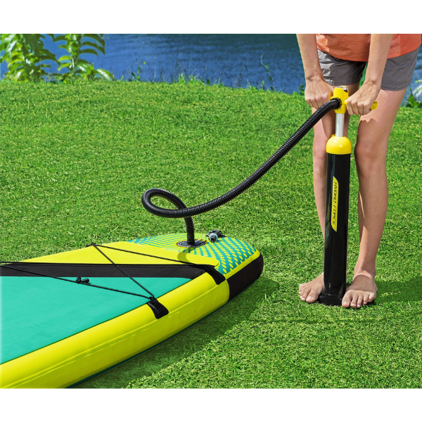 Bestway SUP-доска 2 в 1 Freesoul Tech Convertible 340 х 89 х 15 см с сиденьем, веслом, насосом — изображение 45