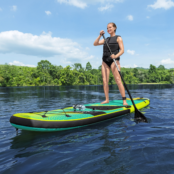 Bestway SUP-доска 2 в 1 Freesoul Tech Convertible 340 х 89 х 15 см с сиденьем, веслом, насосом — изображение 48