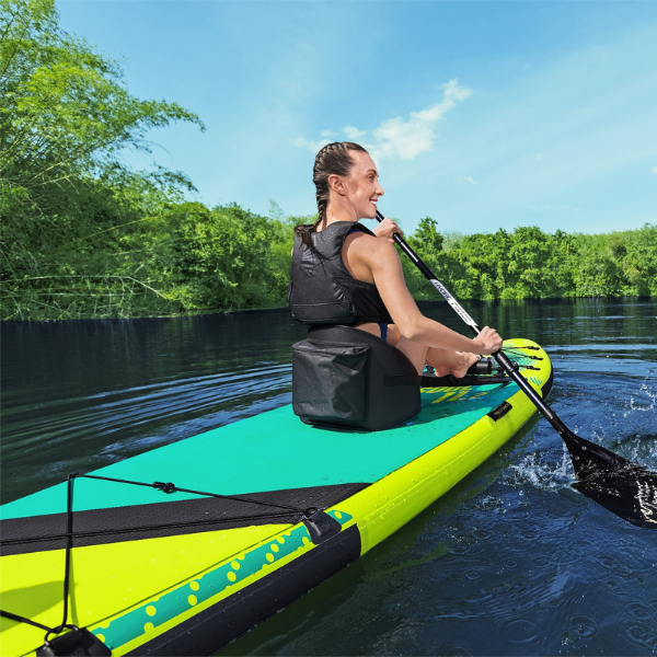 Bestway SUP-доска 2 в 1 Freesoul Tech Convertible 340 х 89 х 15 см с сиденьем, веслом, насосом — изображение 26