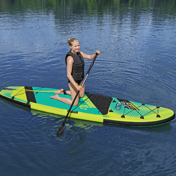 Bestway SUP-доска 2 в 1 Freesoul Tech Convertible 340 х 89 х 15 см с сиденьем, веслом, насосом — изображение 51
