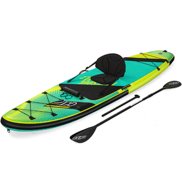 Bestway SUP-доска 2 в 1 Freesoul Tech Convertible 340 х 89 х 15 см с сиденьем, веслом, насосом — изображение 52
