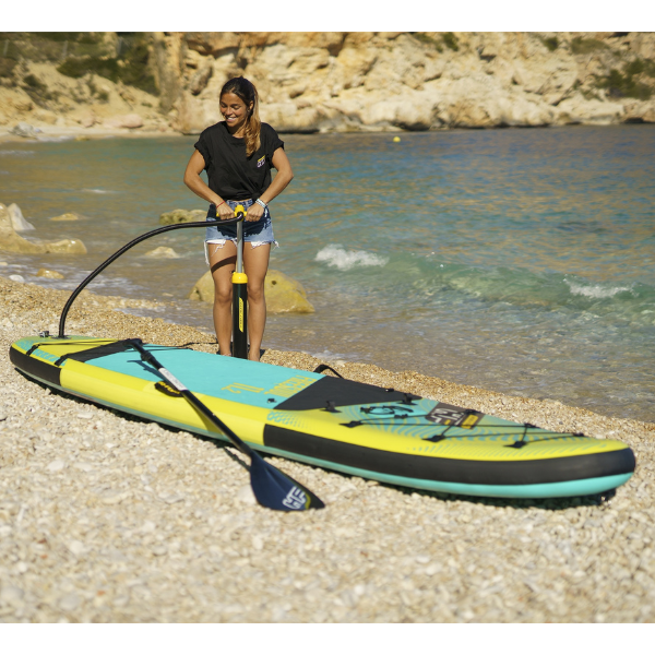 Bestway SUP-доска 2 в 1 Freesoul Tech Convertible 340 х 89 х 15 см с сиденьем, веслом, насосом — изображение 17