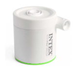 INTEX Насос электрический “QuickFill USB200R” USB 5В, 2А, перезаряжаемый, пауэрбанк, 2 насадки