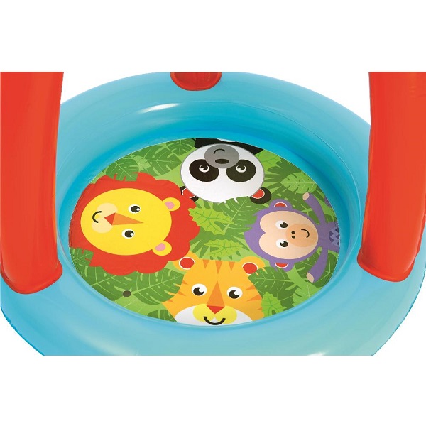 Bestway Игровой центр 89x89x84см ЗВЕРЮШКИ Fisher Price с мячами (15шт), 2+ — изображение 6