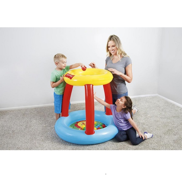 Bestway Игровой центр 89x89x84см ЗВЕРЮШКИ Fisher Price с мячами (15шт), 2+ — изображение 2