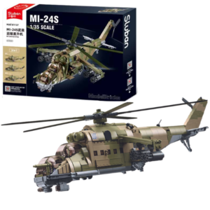Конструктор “Боевой самолет MI-24S”, масштаб 1:35, 893 элем.