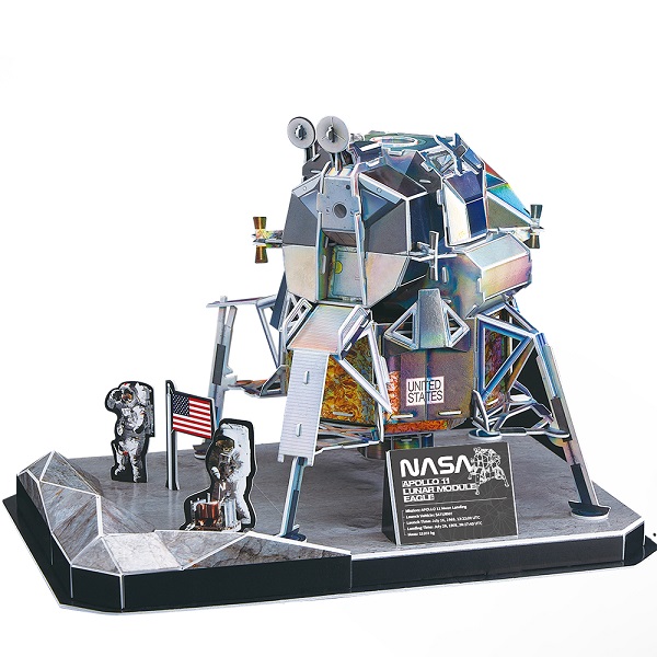 3D пазл Лунный модуль "Eagle" корабля Apollo-11, 93 элемента — изображение 8