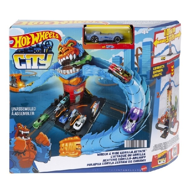Hot Wheels Игровой набор "Спасение от гориллы" (в аcс). — изображение 11