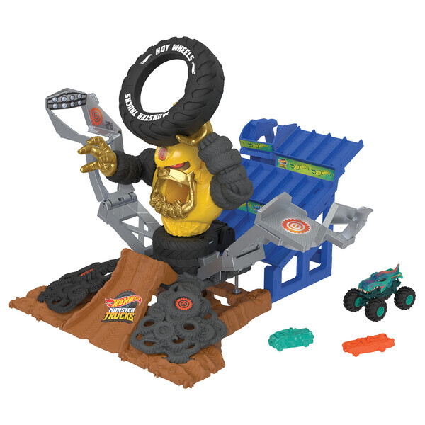 Hot Wheels Игровой набор "Mega-Wrex против Crushzilla" — изображение 14