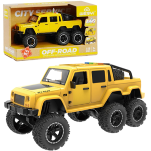 1:16 Jeep с 6 колесами, инерционный (свет / звук)