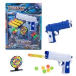 Игровой набор с пистолетом, пулями и мишенью (2 цвета)