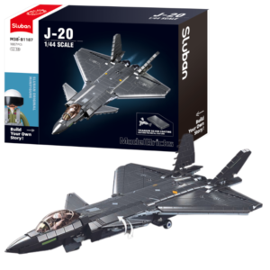 Конструктор “Самолет-невидимка Стелс J20SS ”, масштаб 1:44, 953 элем.