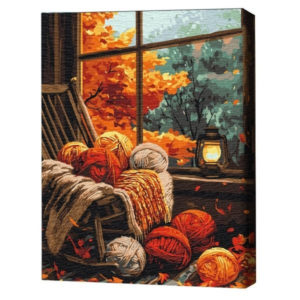 Картина по номерам 30*40 см (без упаковки) – Осенний уют