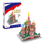3D пазл “Собор Василия Блаженного”, 92 элемента