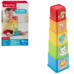 Fisher-Price Пирамидка “Кубики со зверушками”