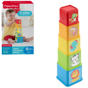 Fisher-Price Пирамидка “Кубики со зверушками”