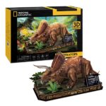 3D пазл “Трицератопс”, 44 элемента