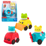 Fisher-Price Зверьки на машинках в асс.