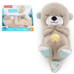 Плюшевый звуковой малыш-выдра Fisher-Price успокой и прижмись