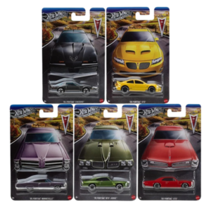 1:64 Hot Wheels Набор коллекционных машинок – Pontiac 100 лет, (асс.)