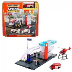 Hot Wheels Игровой набор “Спасательный вертолёт” Matchbox